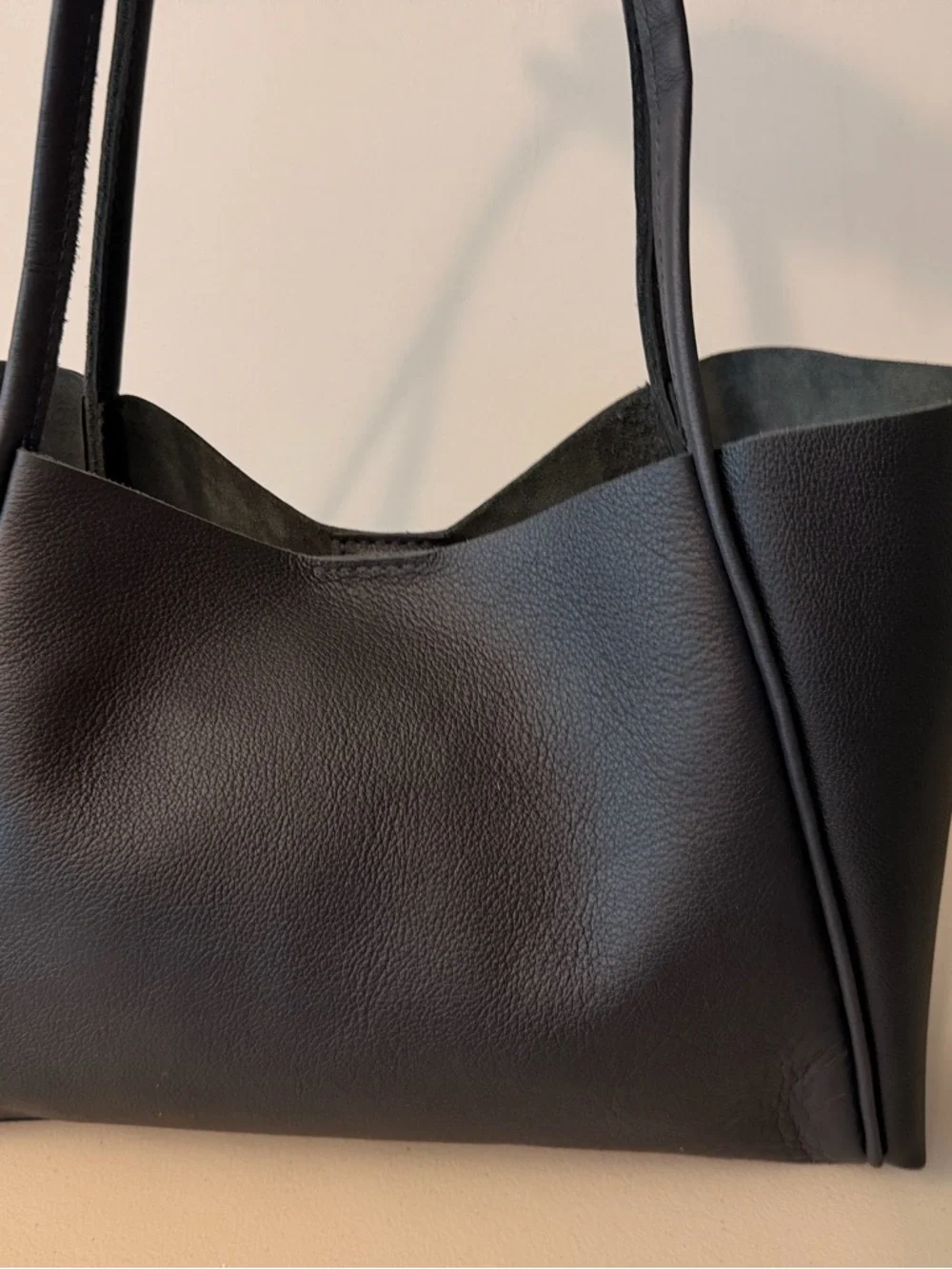 Portland leather midnight Verona bag large - Picture 3 of 6